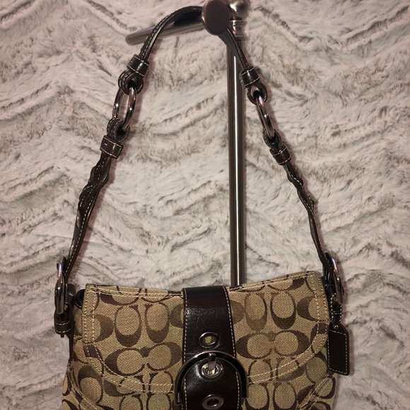 NEW Signature Brown Leather Braided Shoulder Bag - Picture 3 of 4